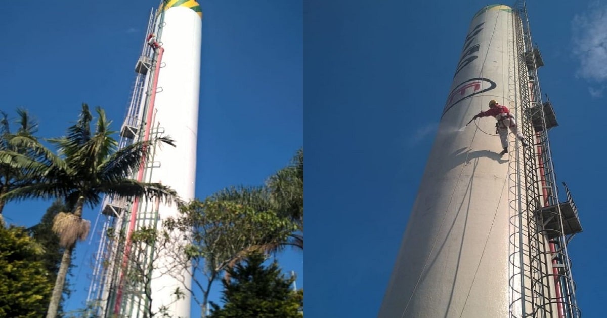 ÁGUAS DE SÃO PEDRO - SP : LIMPEZA DA CAIXA DE ÁGUA | Limpeza de Torre de Água SP